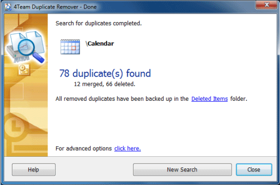 Remove Calendar duplicates