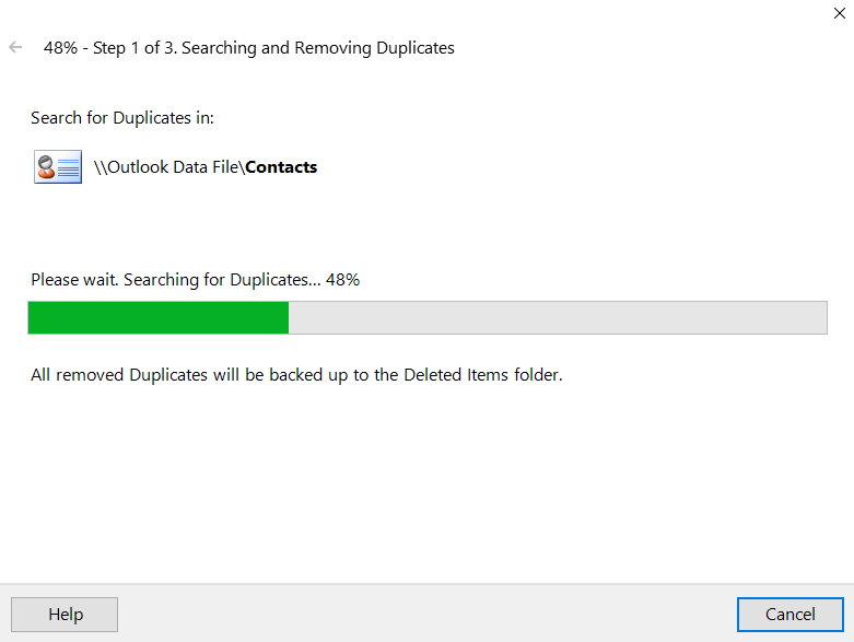 how to delete duplicates in outlook contacts 2010