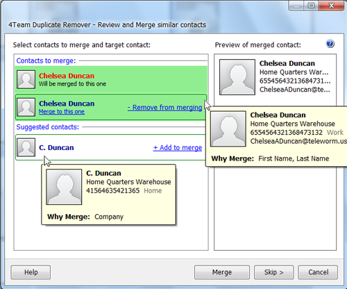 Merge Outlook duplicates automatically Merge Outlook duplicates automatically